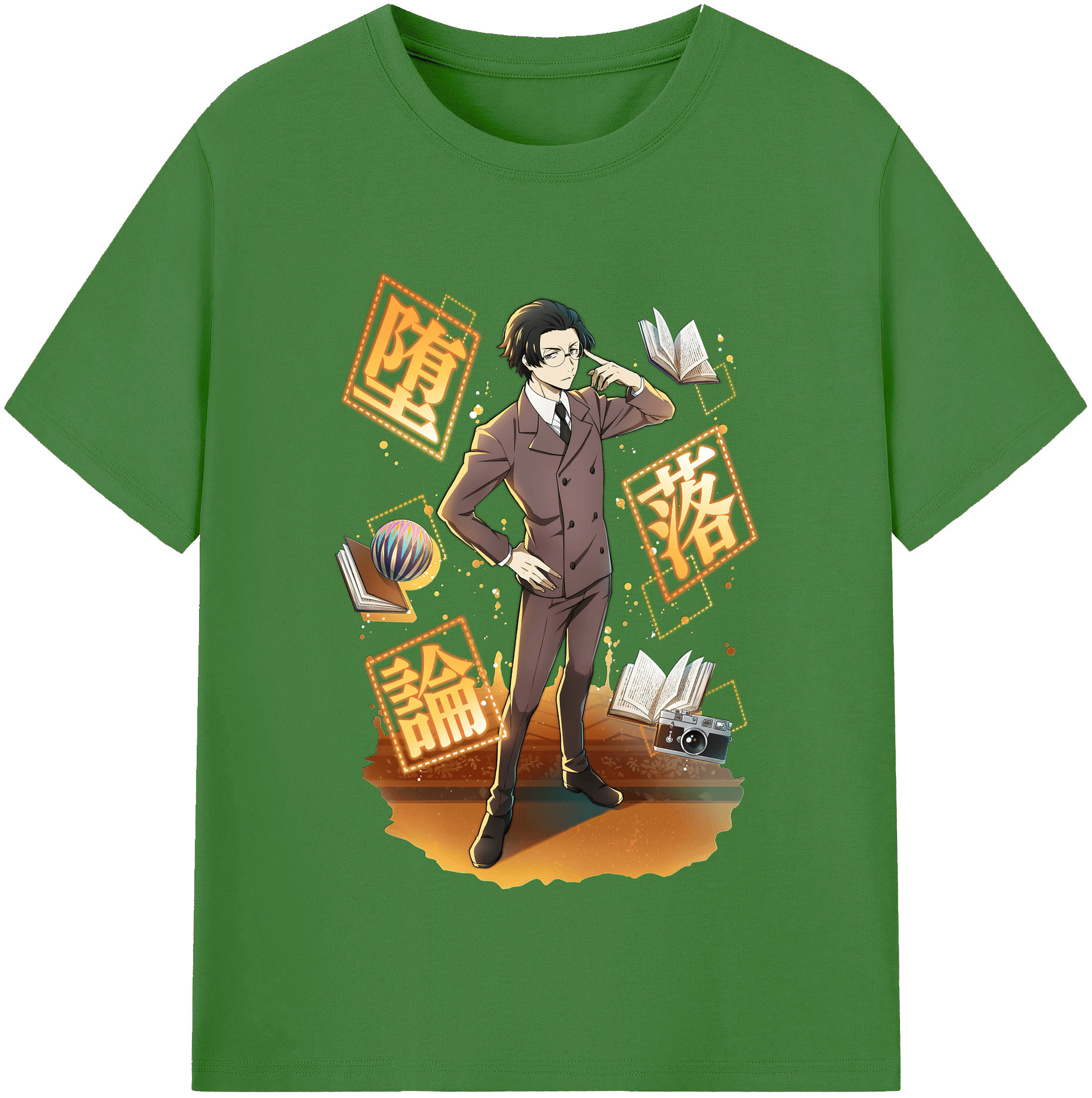 （画像用） 文豪ストレイドッグス Bungo Stray Dogs レディースカジュアルプリントTシャツ（綿100％）